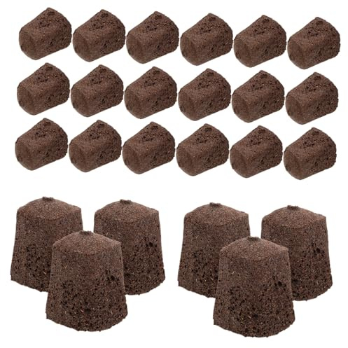 Yardwe 30piezas Sustratos Hidropónicos Turba De Bloques Reemplazo Accesorios Jardinería