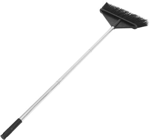 minkissy Cleaning Broom Long Handle for Concrete and Floor Sweeping Stiff Bristle Broom for Outdoor and Home Cleaning
