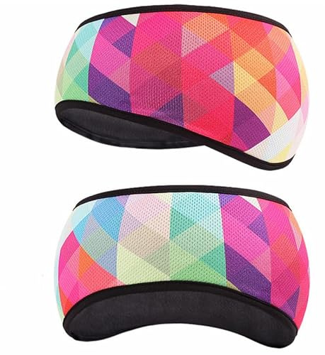 Healvian Bandeau Sport Polaire Extensible 9X4.72 Pouces Cache-Oreilles Pour Cyclisme Running Ski Protection Auditive Confortable En Hiver