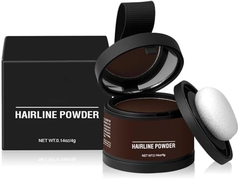 Namika Poudre Cheveux Waterproof,14 Couleurs Namika Poudre De Racine De Cheveux, Poudrè Noir Chevèux Homme, Pour Homme Et Femme, Couverture De Racine (Dark Brown)