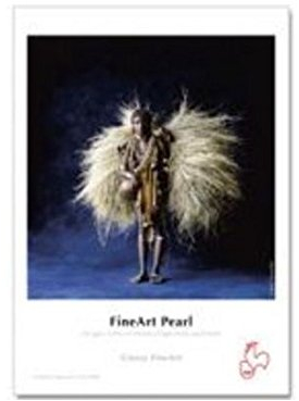 Hahnemühle 10643500 Digital FineArt Pearl Papier, 285 g/m², 17 Zoll Rolle, 432 mm x 12 m, hellweiß