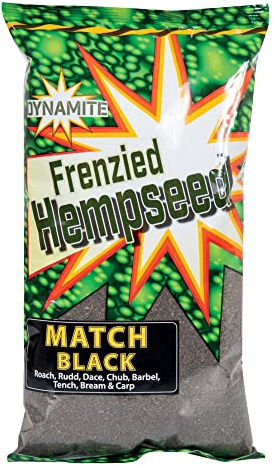 Frenzied Hempseed Groundbait 1kg Match Black
