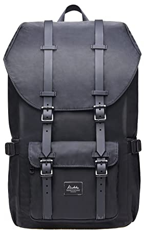 KAUKKO Unisex Ep5-ryggsäck, (Svart (e5-3)), 45 x 27 x 17cm (HxBxT), Ryggsäck
