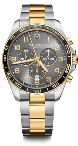 Victorinox FieldForce Classic Chrono Herren Armbanduhr Ø 42 mm Quarz Analog Wasserdicht 100m