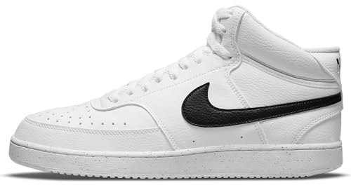 Nike Herren Court Vision Walking-Schuh, White/Black-White, 42 EU