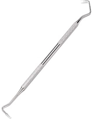 Cikiki Doppie Estremità Dentista Denti Pulito Pick Sonda Gancio Acciaio Igiene A5X5 Strumenti di Pulizia Dentale