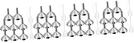 Cabilock Perfume 4 Juegos Pequeño embudo de Metal embudos de acero inoxidable Embudos de botellas de llenado ferramentas embudo de botella mini embudo botellita Taba herramienta