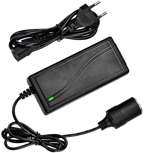 220V 12V 5A Trasformatore Accendisigari AC-DC Convertitore Trasformatore Presa Accendisigari Auto per Gonfiatore Pneumatici Aspirapolvere dell’Auto Frigoriferi