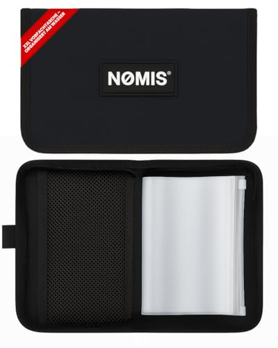 NØMIS XXL Vorfachtasche Angeln | Angeltasche | Hakentasche | Perfekter Organizer für Angelsets und Angelmontagen | Vorfachmappe Angeln | Angelscheinmappe | Meeresangeln Angelzubehör