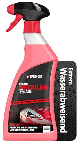 SPRINGER RX5410 Quick Detailer 750 ml, Lackversiegelung | Made in Germany | Auto-Lackpflege & Oberflächen-Versiegelung | lackschonende Pflege | frischer Glanz & Abperleffekt