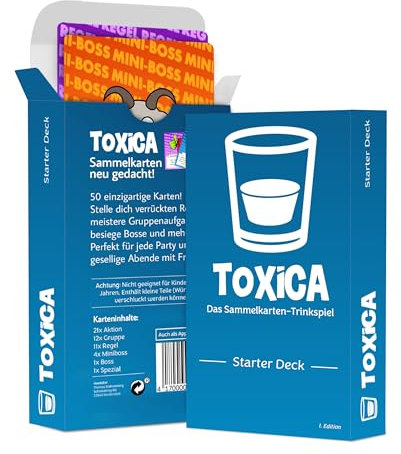 Toxica - Starter Deck | Limitierte erste Auflage | Partyspiel ab 16 Jahren