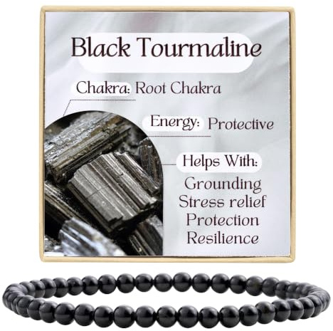 Bivei Kristall Armband für Frauen 4mm Perlen Halbedelstein Natürlicher Stein Dehnbarer Elastischer Schmuck Yoga Geschenke