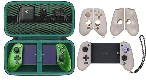 Aenllosi Case for GameSir G8 Plus EVA + G8 Galileo/G8 Plus Silicone | Protective Storage Case, Case Only, Device Not Included, Protective Case for Daily Storage, Durable Exterior for Storage