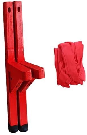 Folpus Holzstelzen Traditionelle chinesische Stelzen für und Erwachsene, Länge 60 cm