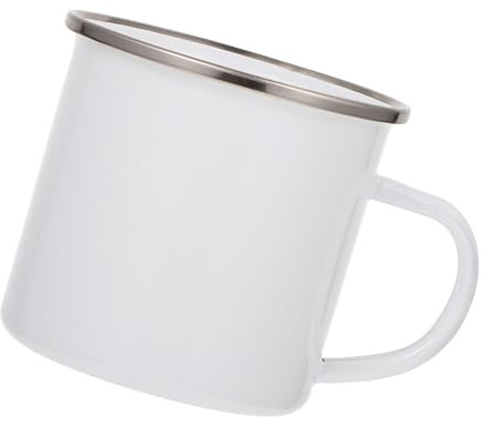 HEALEEP Tasse Sublimation Acier Inoxydable pour DIY Mug Personnalisable Tasse Légère et Portable pour Boissons Chaudes pour Bureau et Maison