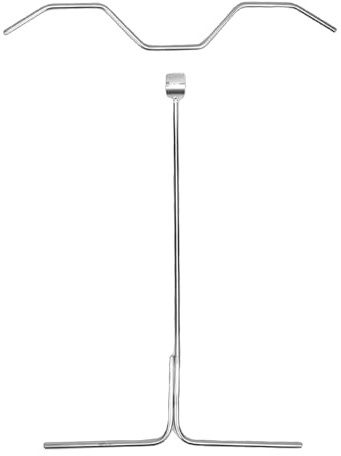Srliya Cintre à Dinde en Acier Inoxydable, Lavable au Lave-vaisselle, Crochet pour Griller, Fumer du Poulet, du Canard et de L'oie