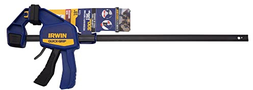 IRWIN QUICK-GRIP Bar Clamp, One-Handed, Medium-Duty, 18-Inch (1964719)