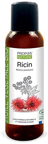 Huile de Ricin Bio - Ricinus communis seed oil - 100% pure et naturelle - première pression à froid - 100ml - PROPOS'NATURE