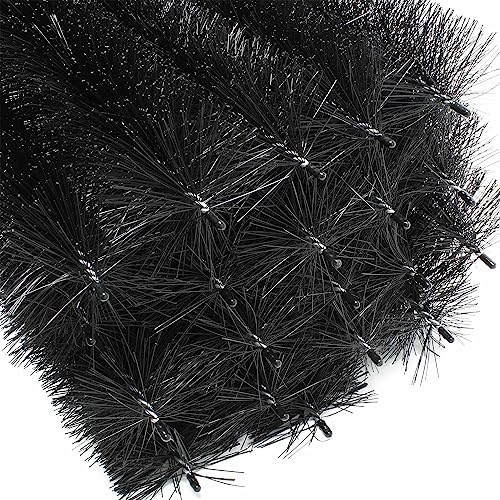 Wiltec Pare feuilles Lot de 20 pièces 24 m, 20 x 120 cm x Ø 12 cm, Protège gouttière, Hérisson stop feuilles, Protection contre feuillages et martres