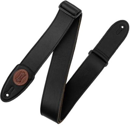 Levy's Leathers MSS7G-BLK Suede Leather Guitar Strap