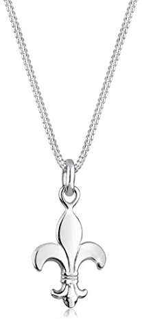 Elli Halskette Damen Schwertlilie Anhänger Klassisch in 925 Sterling Silber
