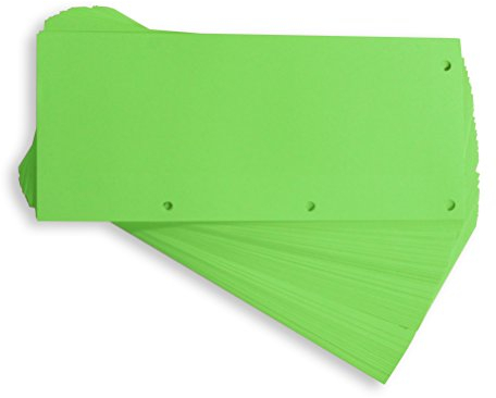 Oxford - Trennstreifen DUO aus recyceltem Karton, 60 Stück, grün