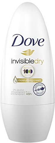 Dove Deo Roll-On Invisible Dry Anti-Transpirant schützt 48 Stunden vor Körpergeruch und Achselnässe 50 ml 1 Stück