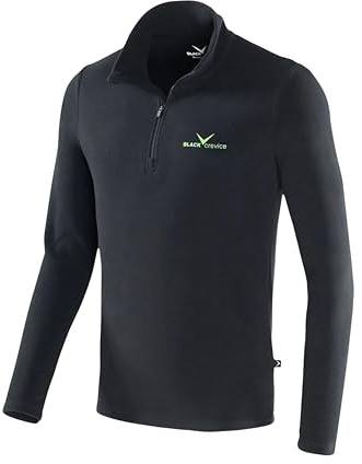 Black Crevice Fleece funktionell rullgardin för män