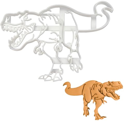 Naturgetreuer Tyrannosaurus Rex Ausstechform, 1 Teil, Bakerlogy