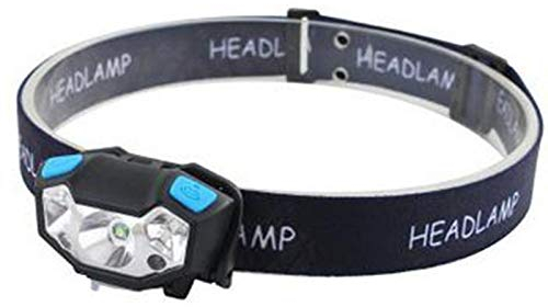 lliang Linterna Frontal Linterna frontal Usb Sensor de movimiento del cuerpo recargable Lámpara de cabeza LED Linterna Linterna Lámpara de luz de antorcha para acampar