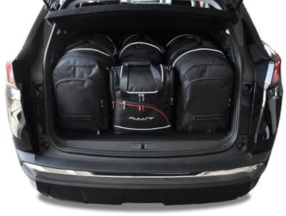 KJUST Kofferraumtaschen 4 stk kompatibel mit PEUGEOT 3008 PHEV II (P84E) 2019+
