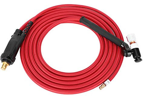 EVTSCAN Neuester tragbarer Lichtbogenschweißbrenner, leichter Schweißbrenner, WIG-Schweißgerät, rotes Argon-Lichtbogenlötwerkzeug aus Kunststoff, 4 Meter