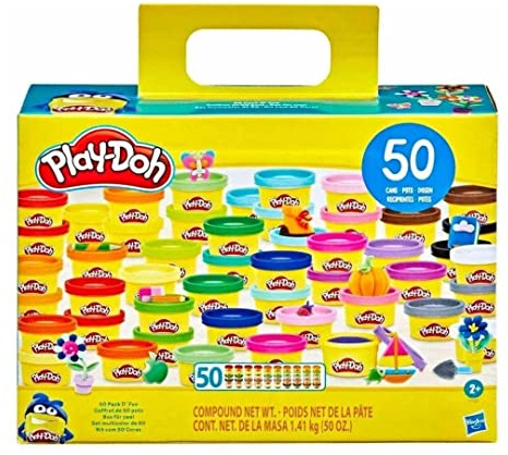Play-Doh Coffret de 50 pots de pâte a modeler