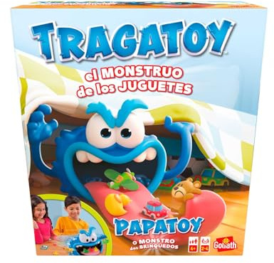 Goliath Tragatoy - El Monstruo de los Juguetes -Juego de Mesa Infantil - Juego de Acción A Partir De 4 años -Estimula Los Reflejos