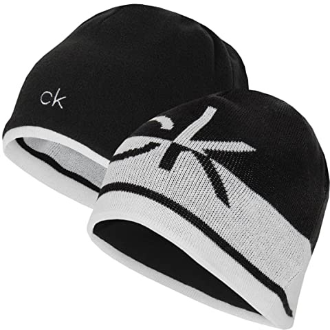 Calvin Klein Cappello da Uomo CK in Maglia Reversibile