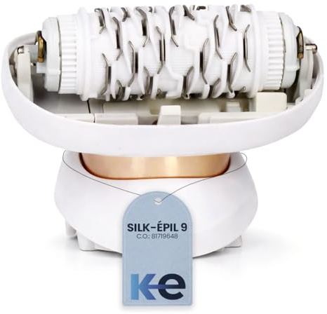 Anakel Home Hair Removal Head Replacement 81719648 Compatible with Braun Epilator Silk-épil 9 Flex, Type 5380 | for Models 9001, 9002, 9003, 9010, 9020, 9030, 9100, 9200, 9300