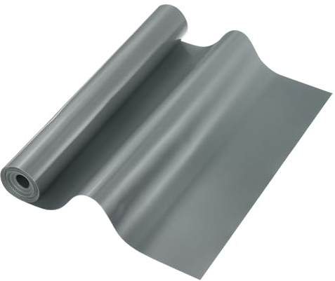 QUARKZMAN 11.8IN x 9.8FT Rollos de Tapete de Silicona para Hornear Tapetes de Hornear Resistentes al Calor Tapetes de Repostería Antiadherentes Antideslizantes para Encimeras Gris