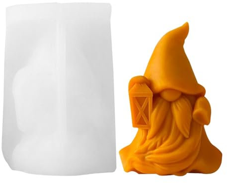 Dwarf Candle Mould, Dwarf Moulds | Gnomes Epoxy Resin Moulds, Craft Supplies, Plaster Ornament, Resin Sculpture Mould for Home Decoration, Garden Statues