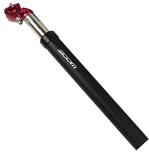 DONGLING SattelstüTze MTB Suspension Teleskop Sattelstütze Röhre Aluminiumlegierung Fahrrad Stoßdämpfer Sitzpol 31.6x350mm /27.2x350mm Fahrradsitz Pfosten SattelstüTze Gefedert(27.2mm Red)