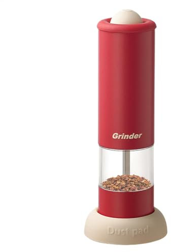 Molinillo de pimienta negro automático, molinillo de pimienta de grosor ajustable, molinillo de pimienta recargable, juego de molinillo eléctrico de sal y pimienta, utensilio portátil para cocina