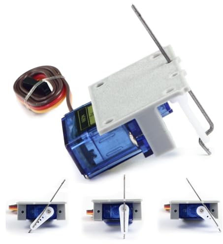 Overdrive-Racing 1-20 x Servo Weichenantrieb - Spur 0, H0, TT, N, Z - Servoantrieb Unterflur - SG90, Set:Weichenantrieb Komplett, Menge:1x