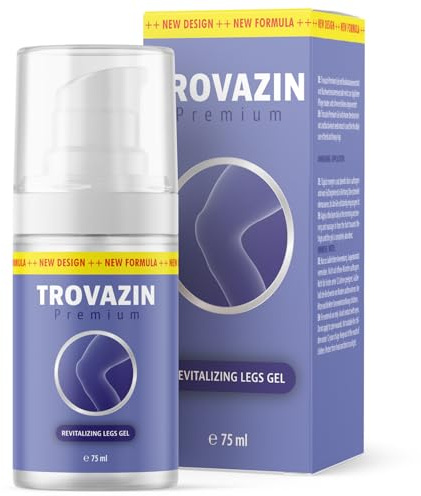 Trovazin Premium Gel | Gel para el cuidado de las piernas | Fácil de usar | 75ml | 1x