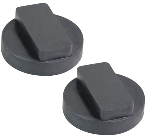 GNHG 2 Stück Wagenheber Gummiauflage 60x35 mm – Universal Gummipad für Autoheber, Hebebühne & Unterstellbock – Jack Pad Rahmen- & Lackschutz, Antirutsch Gummiblock bis 3 Tonnen