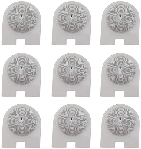 ULROAD Lot de 10 étiquettes RFID TAG compatibles avec Bambu Lab RFID TAG pour bobine de filament - Étiquettes RFID pour accessoires Bambulab (noir)