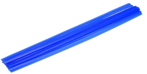 QUARKZMAN 10 Pcs Aste Di Saldatura In Plastica Blu 9.5mm x 330mm Nastro Piatto In HDPE Per Riparazione Serbatoi Idrici Pallet Carrelli Elevatori Bidoni Della Spazzatura(0.4inch x 13inch)