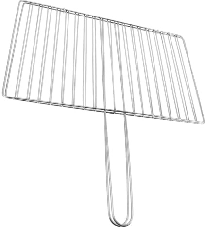 ARTIBETTER Cestello per Grigliare Pesce e Verdure in Acciaio Inox Manico Ergonomico Resistente per Barbecue Portatili e Picnic All'aperto