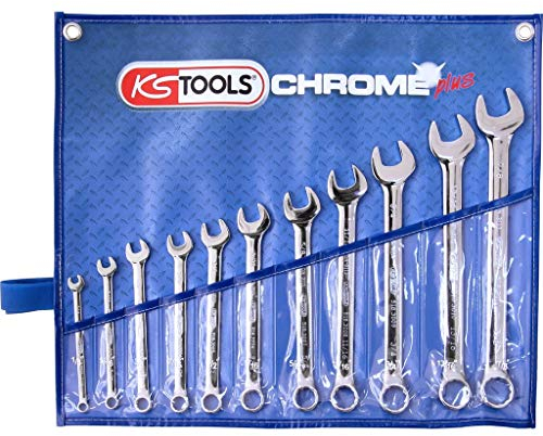 KS TOOLS 518.3000 Jeu de clés mixtes en pouce CHROMEplus 11 pièces