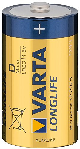 Varta Longlife Extra D Single-use Battery - Batterie alcaline per uso domestico (Single-use Battery, Alcalino, 1,5 V, 1 pezzo(i), LR20)