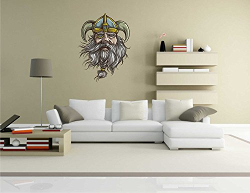 Indigos Wandtattoo, Bunt