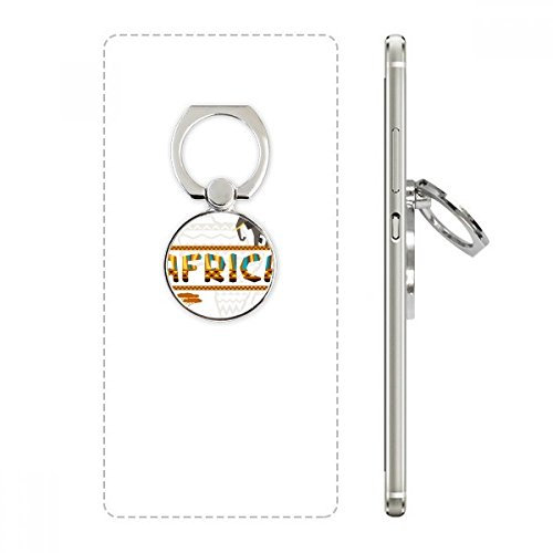 DIYthinker Africa Map Elephant African Savanna Cell Phone Ring Stand Holder Bracket Universal Smartphones Support Gift